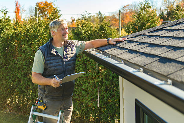 Professional Roof Leak Repair technician working in Gladys, VA